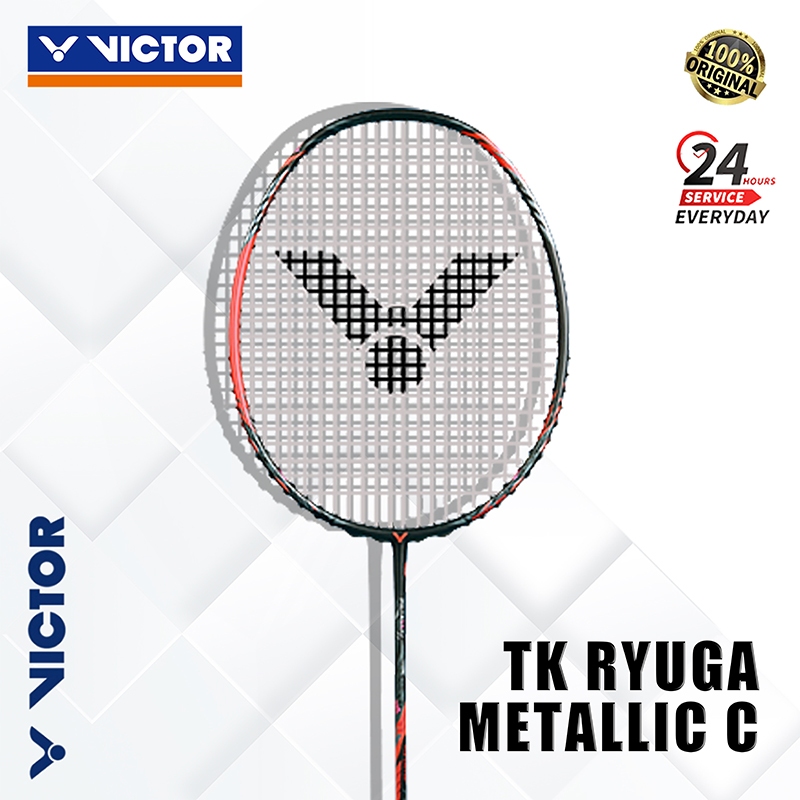 VICTOR TK-RYUGA METALLIC C Badminton Racket – Advanced Alloy Carbon ...