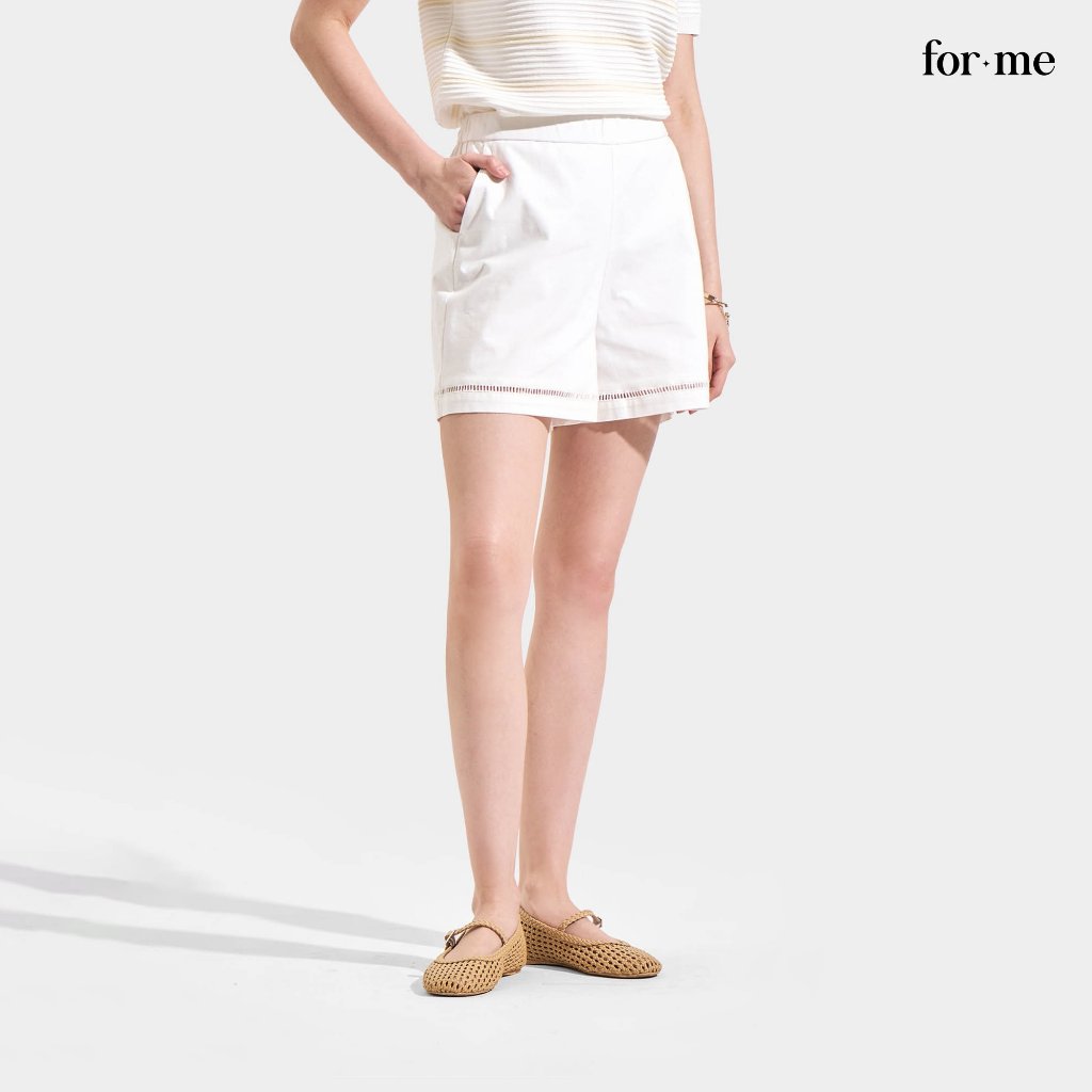 ForMe Shorts with Trimming Detail For Women | Shopee Philippines