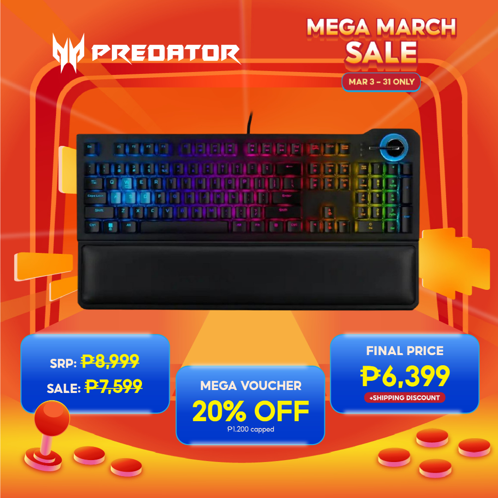 Acer Predator Aethon 700 PKW120 RGB Mechanical Gaming Keyboard (GP ...