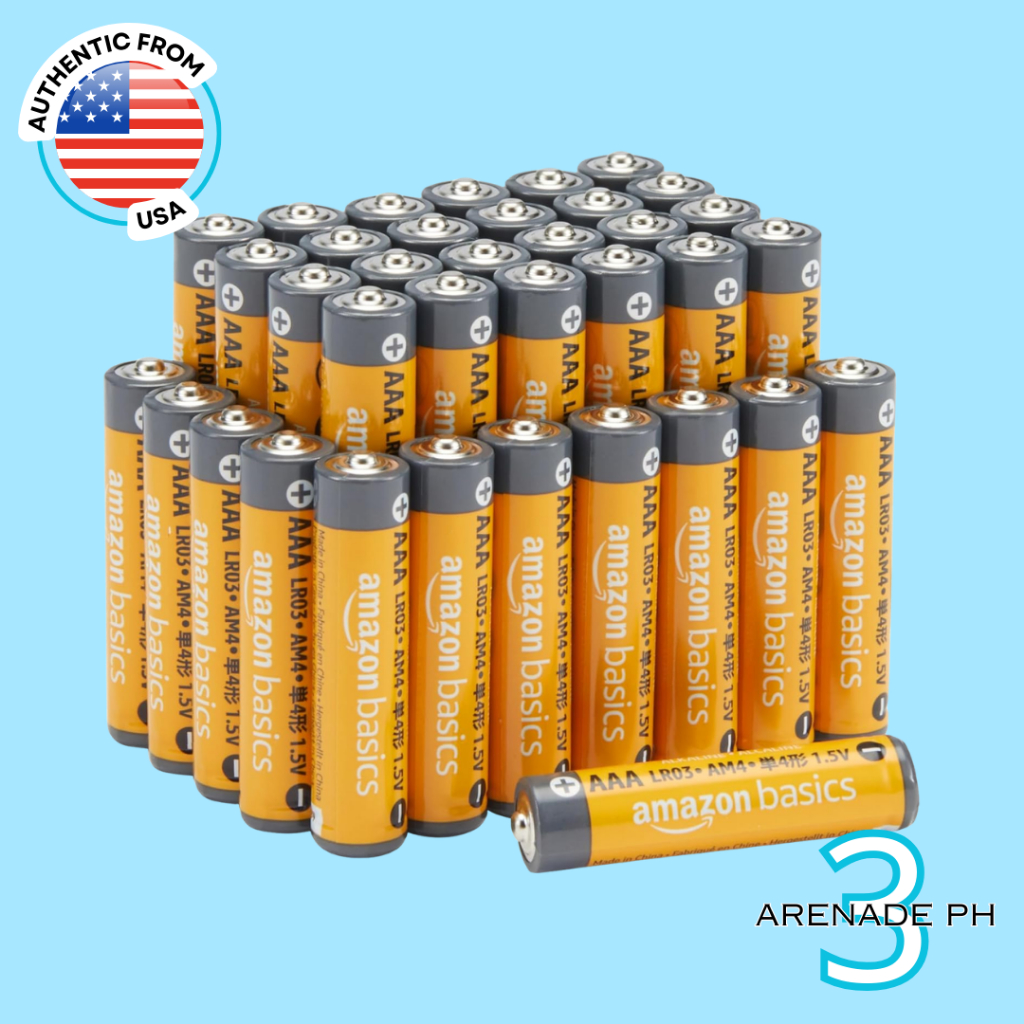 AmazonBasics AAA 1.5 Volt Performance Alkaline Batteries, 36 Pack ...