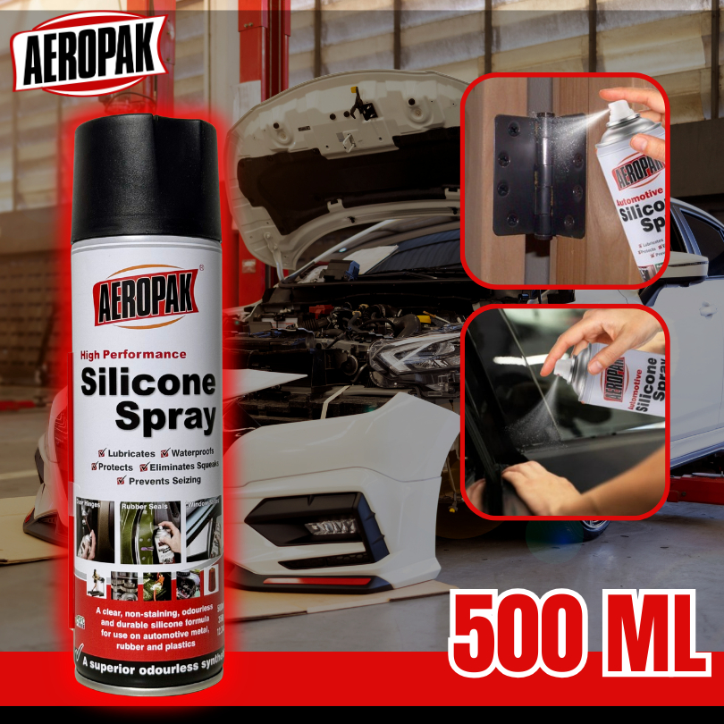 AEROPAK Silicone Spray 500ML | Shopee Philippines
