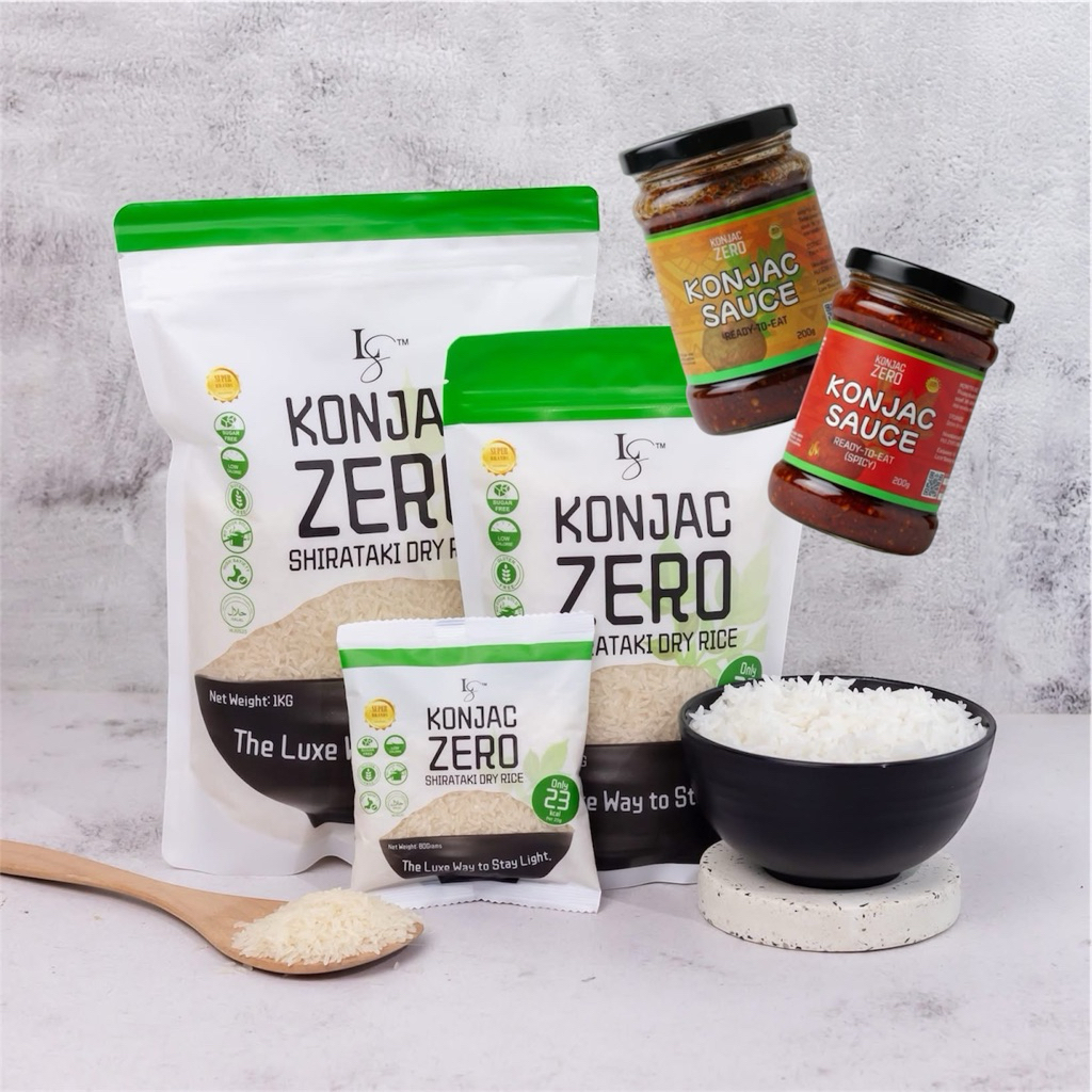 KONJAC ZERO SHIRATAKI DRY RICE 80g/500g/1kg | Shopee Philippines