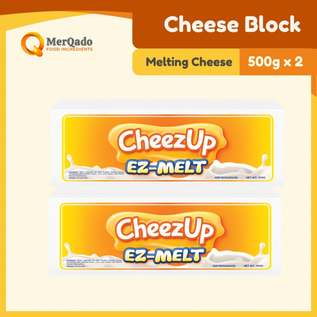 CheezUp EZ-Melt Cheese Block 500g (Set of 2) | Shopee Philippines