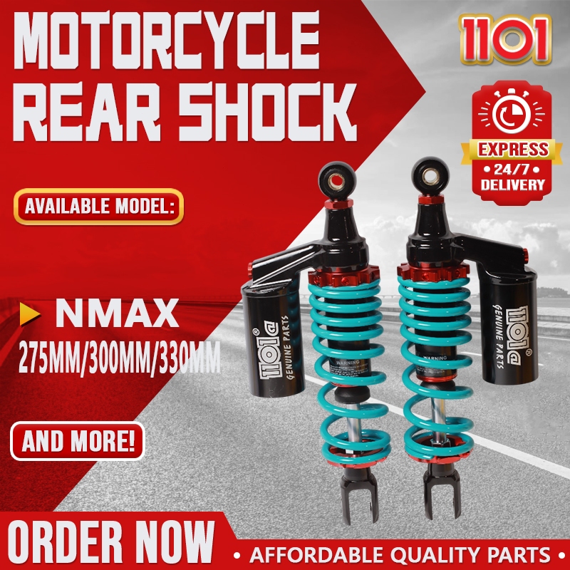 1101@ Rear Shock 1 Pair For NMAX / Aerox V1 V2 275mm 300mm 330mm High ...