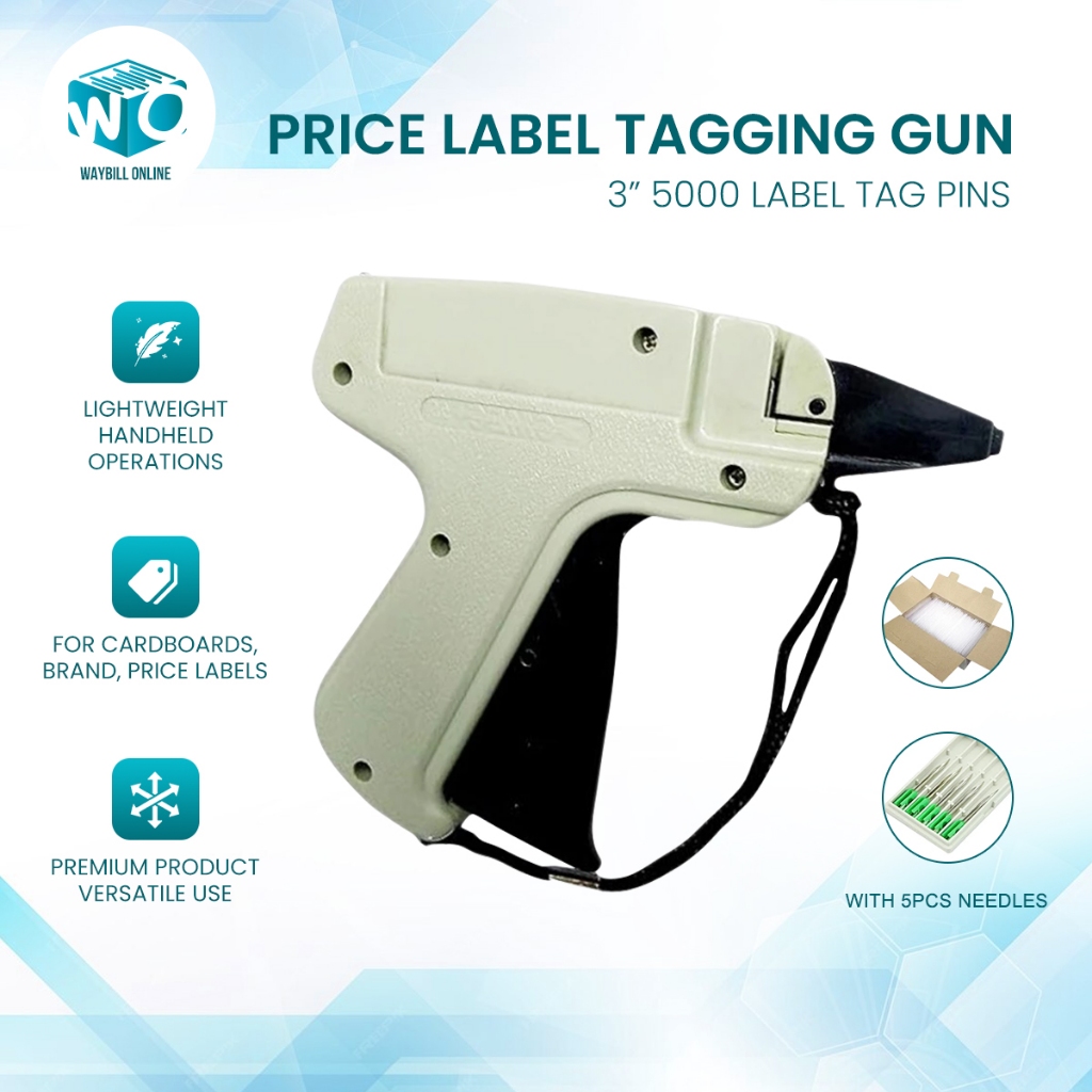 Label Tagging Gun | 5000 Tag Pins & 5 Needles for Tag Gun | Clothing ...