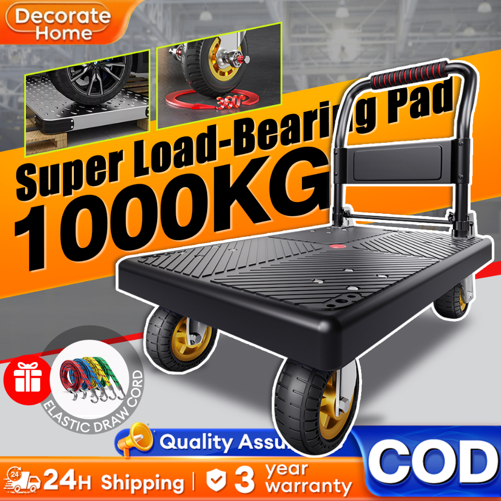 Shop push cart trolley heavy duty for Sale on Shopee Philippines
