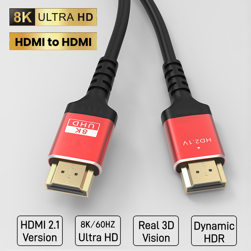 3M 2M 1M HDMI Cable 8K 4K HDMI 2.1 To HDTV Cord For PS5 4 PC Laptop TV ...