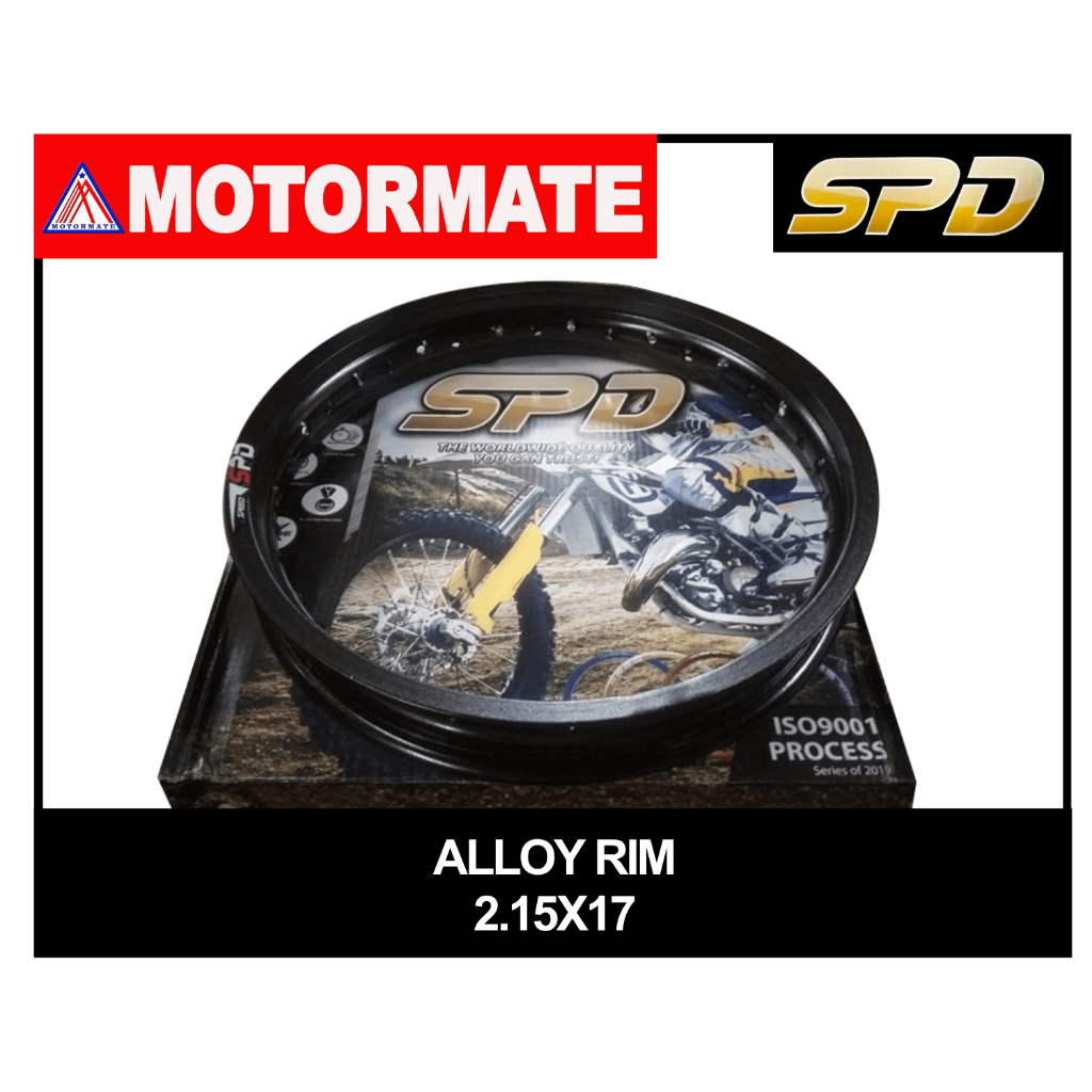 SPD Rims 2.15 X 17 Black 36 HOLES | Shopee Philippines