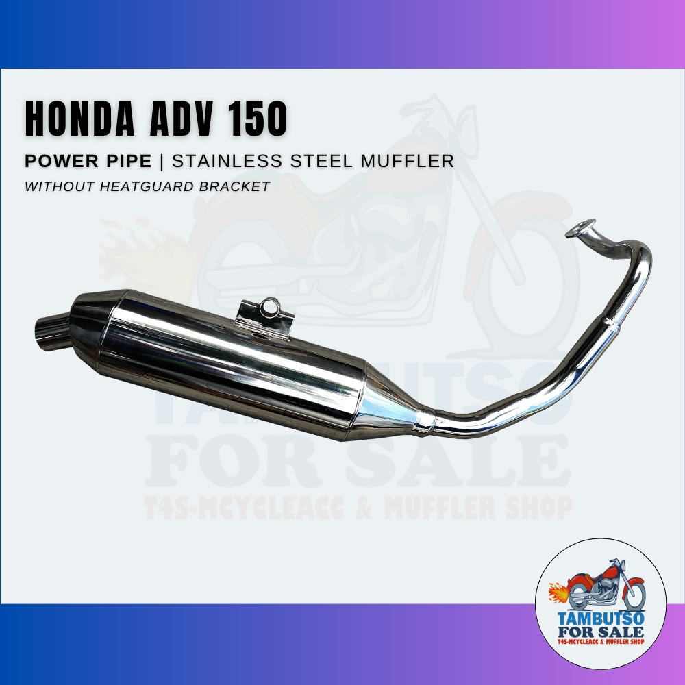 Honda ADV 150 Stainless Power Pipe Exhaust | Shopee Philippines