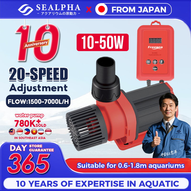 SEALPHA Variable frequency Aquarium water pump, Smart inverter ...