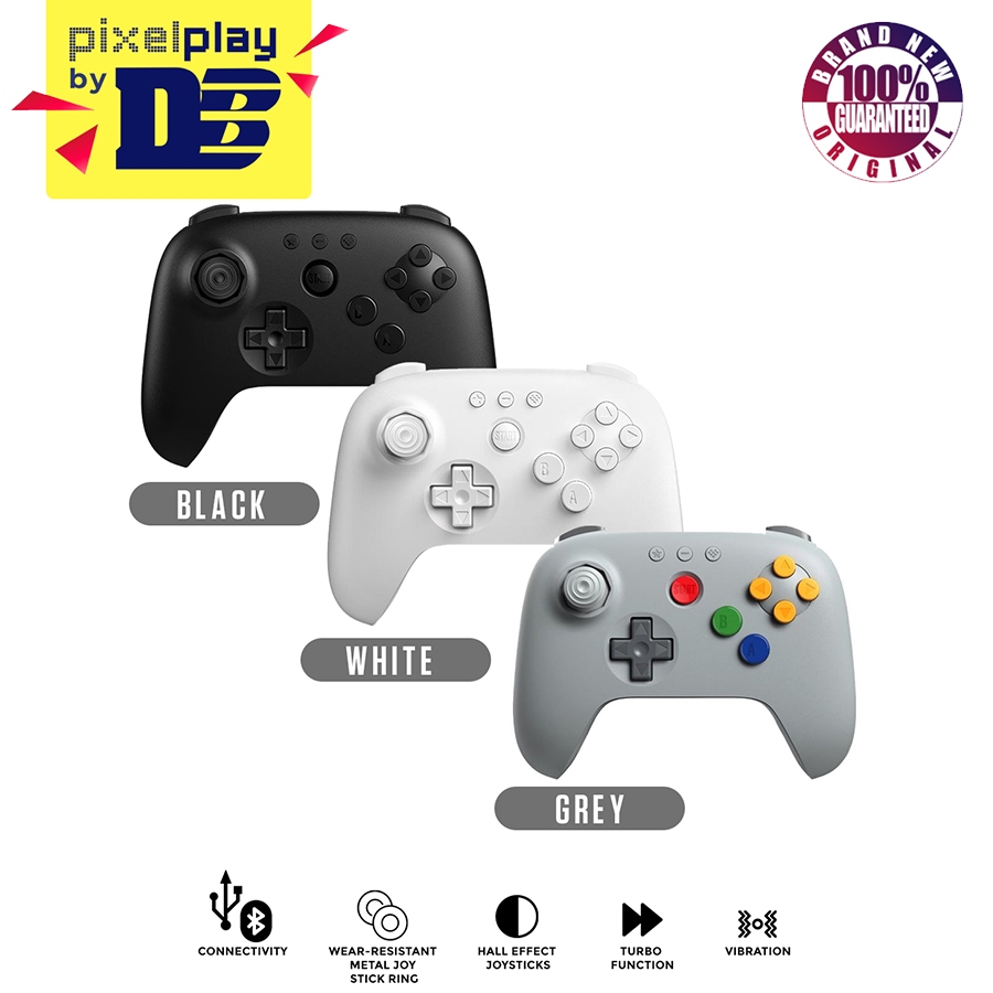 8Bitdo 64 Bluetooth Controller for Analogue 3D / Switch / Windows ...