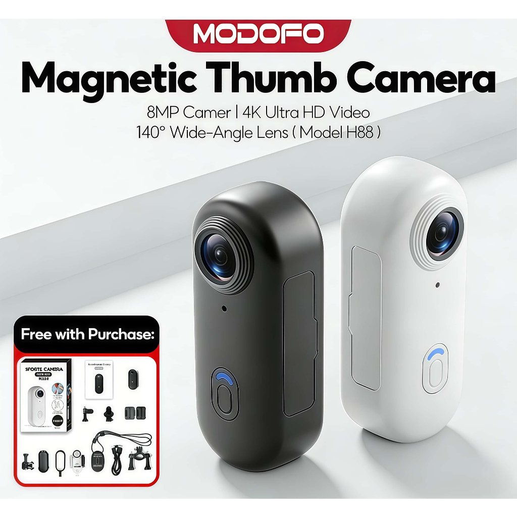 MODOFO H88 4K/30FPS Mini Action Camera WiFi Portable Motorcycle ...