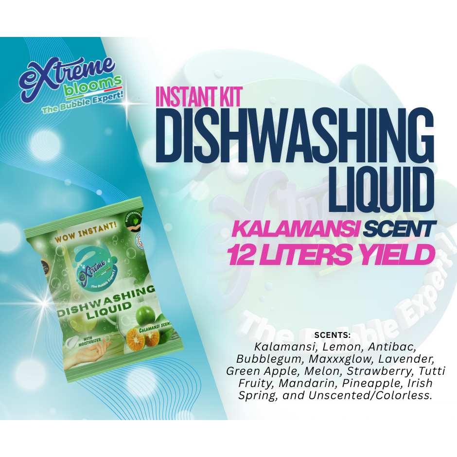 Premium Instant Kit Dishwashing Liquid - 12 Liters Yield | Shopee ...