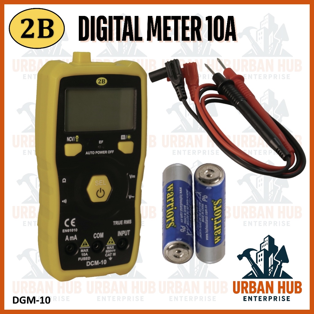 2B Digital Meter 10A with Free Triple A Battery Urban Hub Enterprise ...