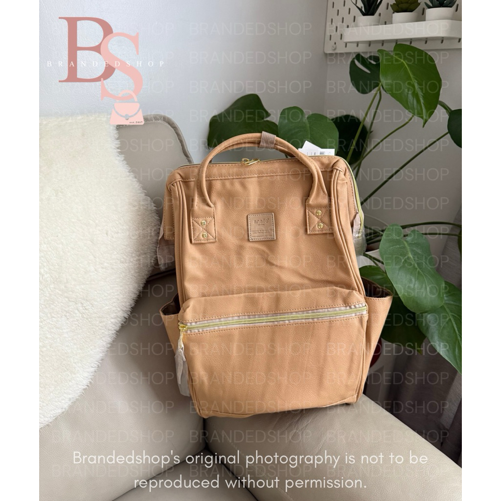 Anello Leather Backpack Anello Faux Leather Backpack Shopee Philippines