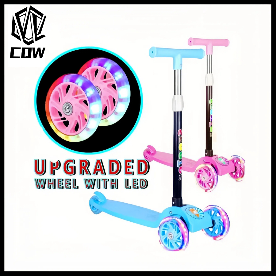 CQW Children's Folding Scooter Scooter Kids Outdoor Toy Birthday Gift ...