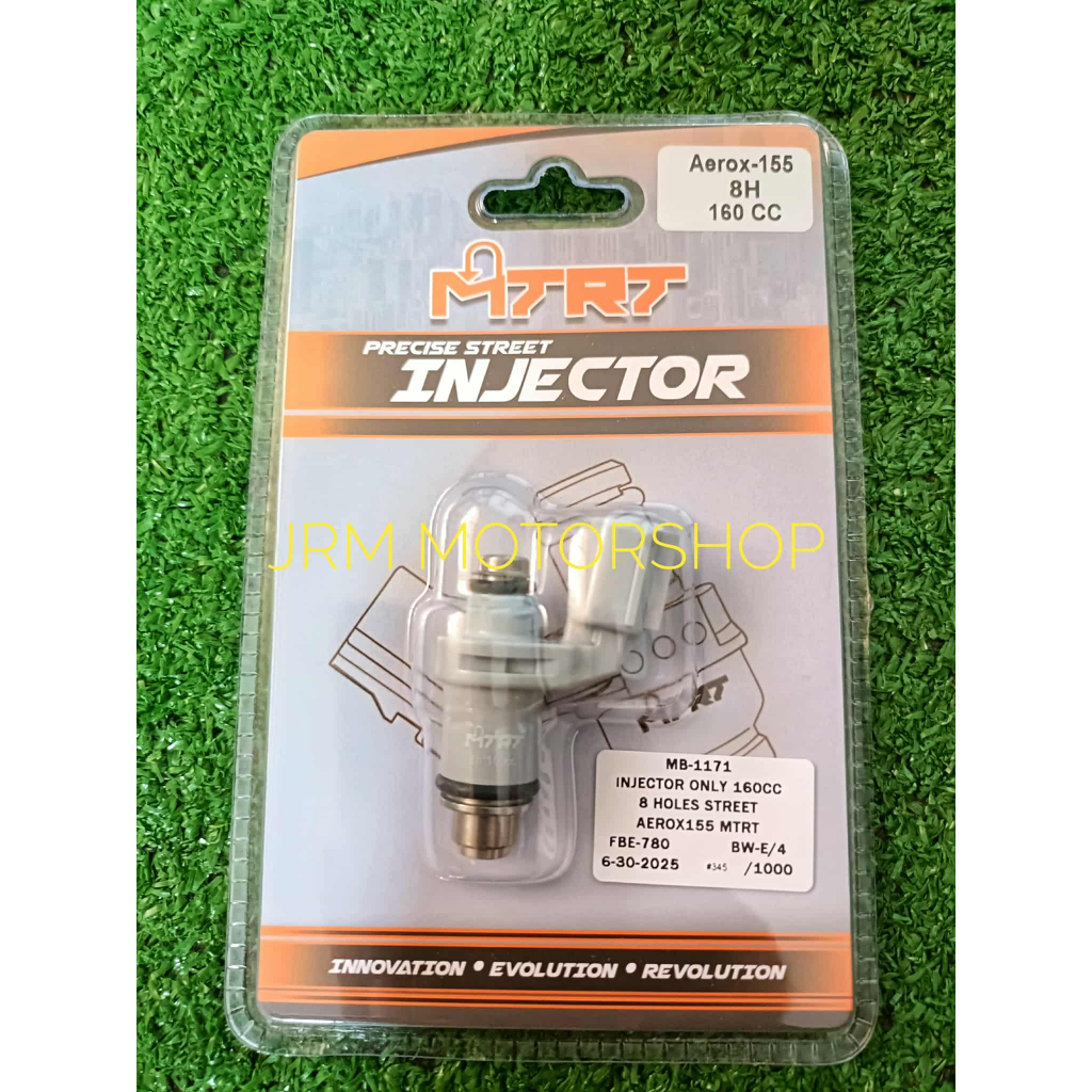MTRT INJECTOR 160cc 8HOLES AEROX-155 V1 V2 V3 / NMAX V2 V3 / MIO I 125 ...
