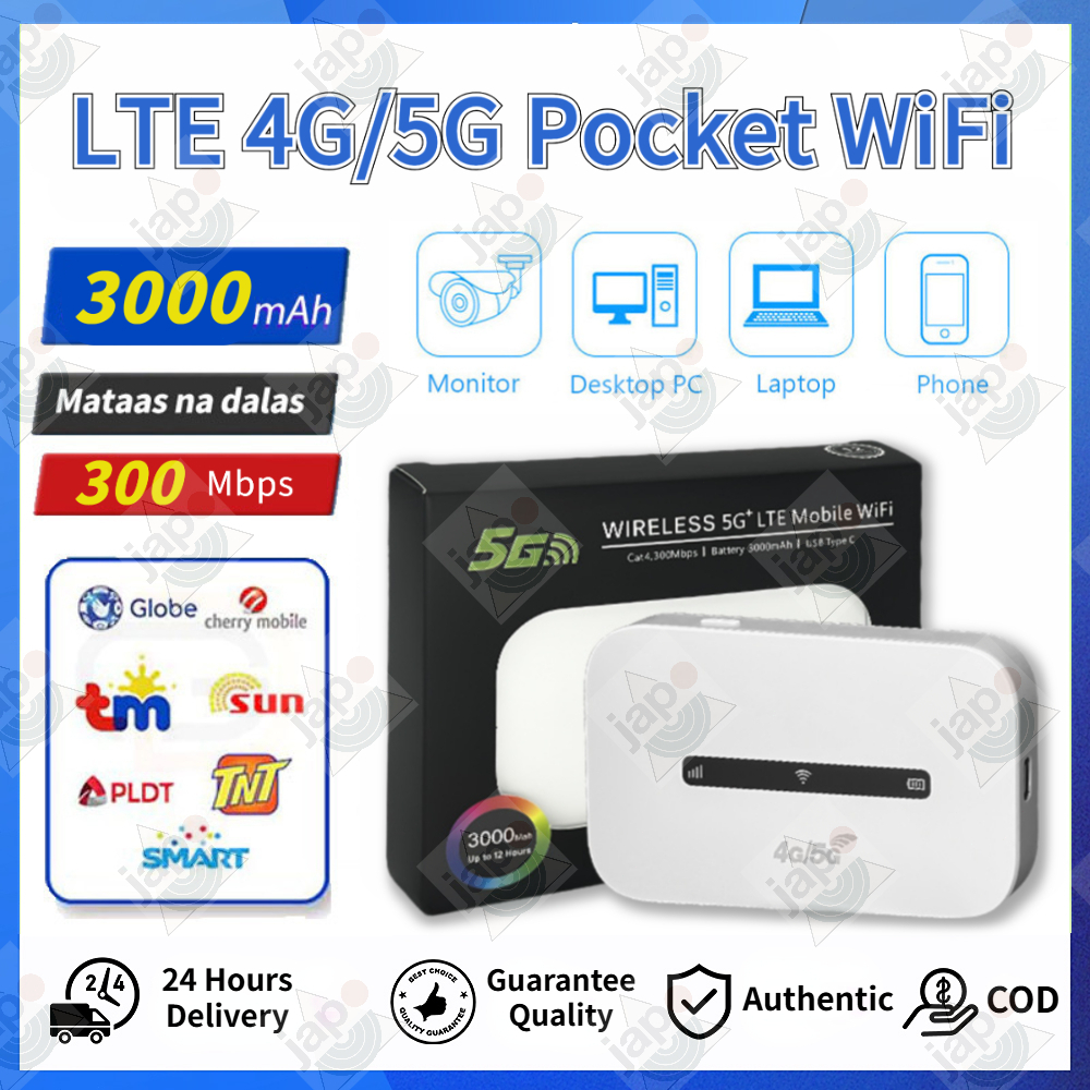 5G Pocket WiFi Openline 4G LTE Hotspot Router Modem Universal Sim Card ...