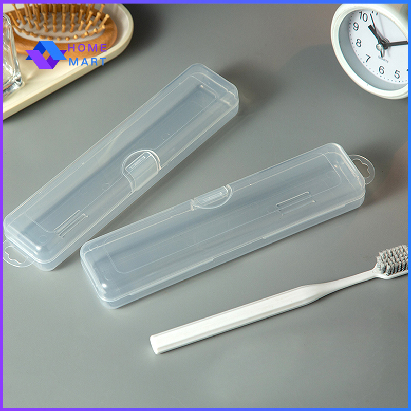 Toothbrush Box Transparent Organizer Case Travel Portable Toothbrush ...