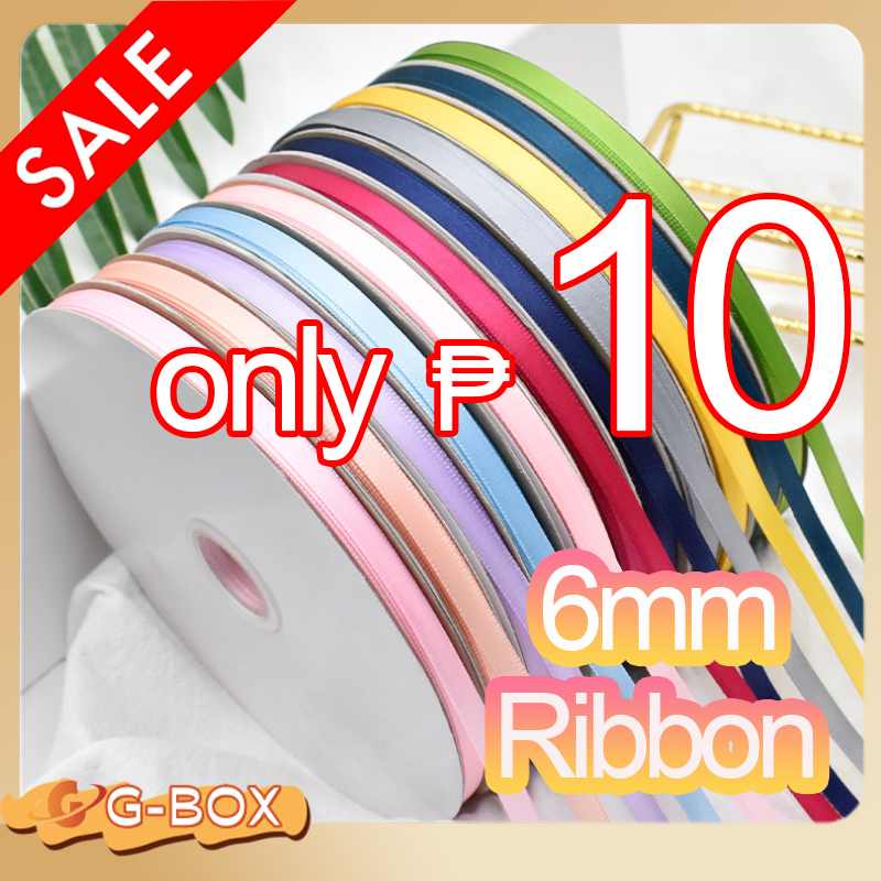25Yards/Roll 6mmribbon, satin ribbon, decorative ribbon, gift packaging ...