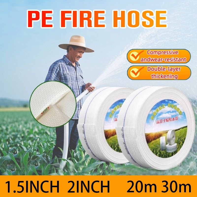 3-Inch Wide Used Fire Hose – 10' Length For Boat Docks, Abrasion Protection, US-Made