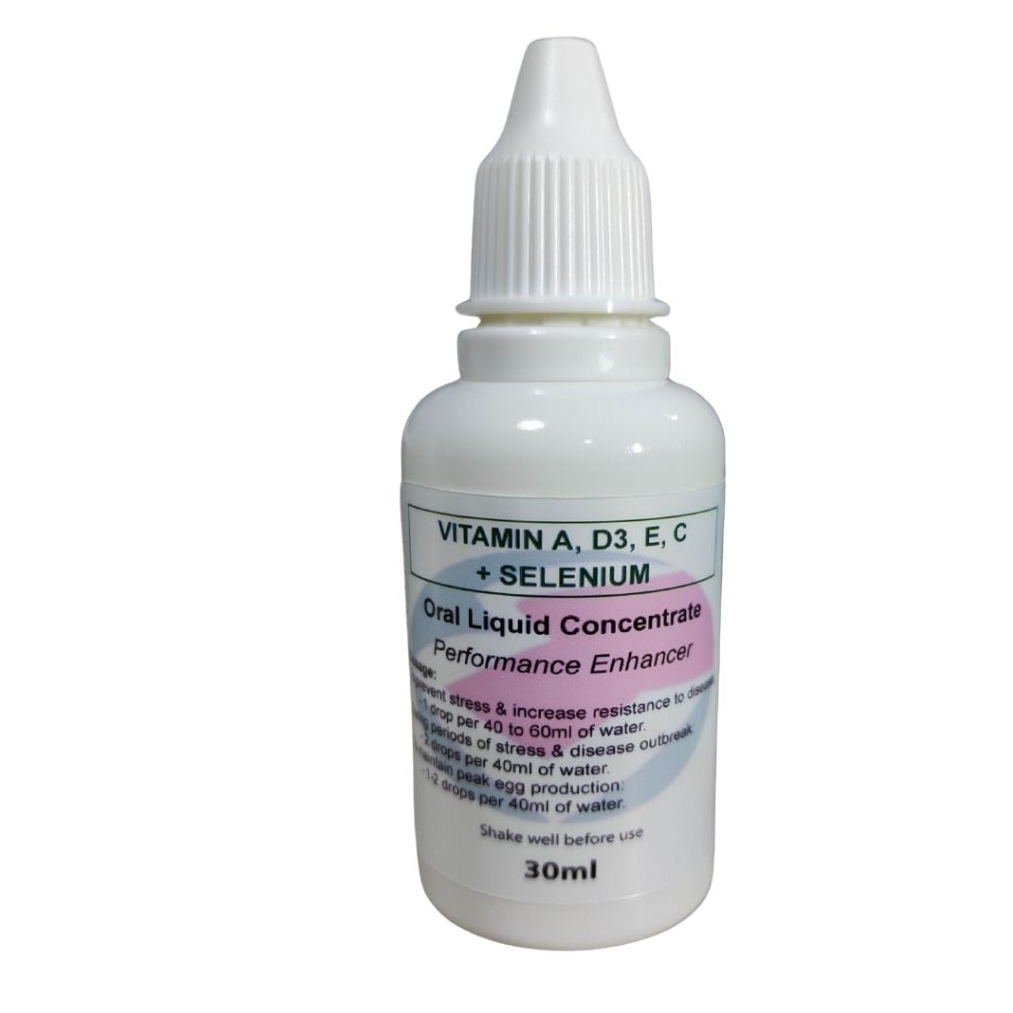 BIRD FERTILITY BOOSTER VITAMIN ADEC + SELENIUM Essential Vet 30ml ...