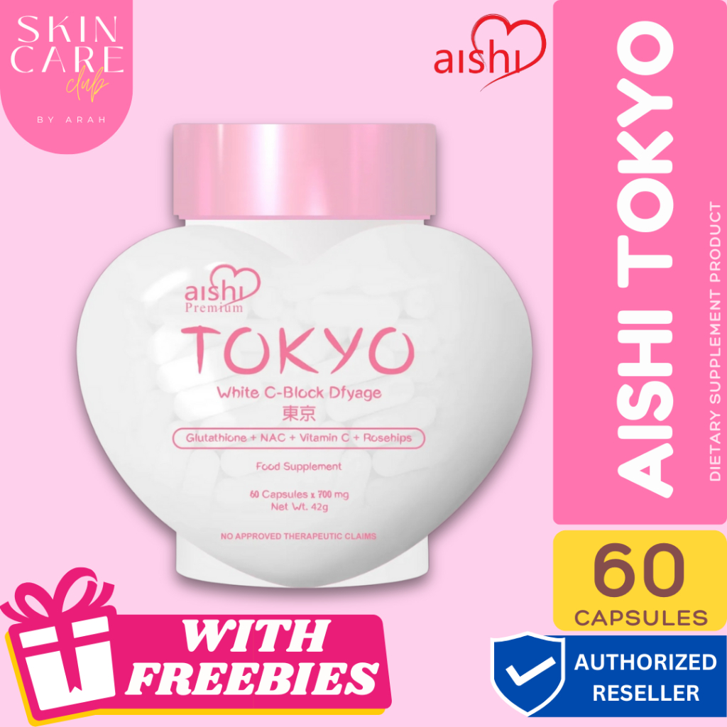 Aishi Tokyo Japan White C-Block Glutathione + Oral Sunblock Whitening  Supplement | Shopee Philippines