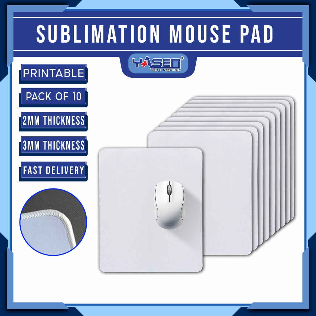 Sublimation Rubber Mouse Pad (2mm/3mm/5mm) Mouse Pad Rubber Pad DIY ...