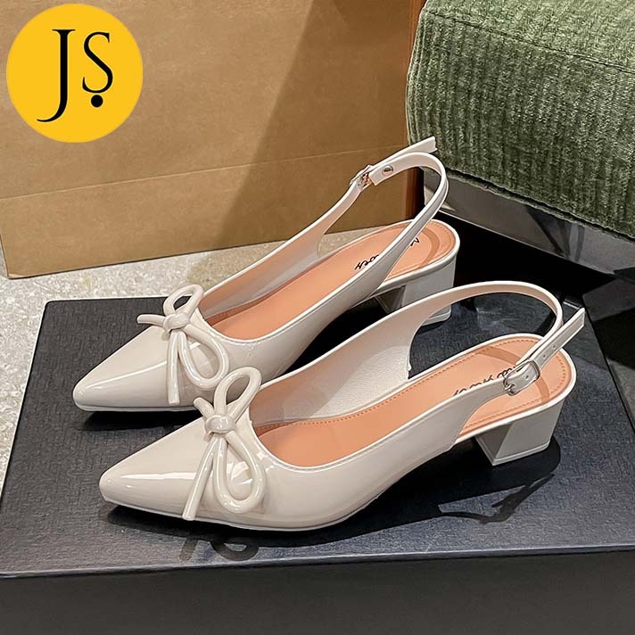 Julyya Women's High Heel Shoes 5CM Pointed Toe Adjustable Strap with ...