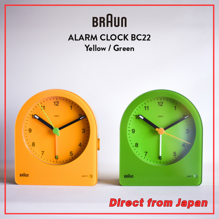 BRAUN ALARM CLOCK BC22 Retro Color Edition _ direct from japan | Shopee ...