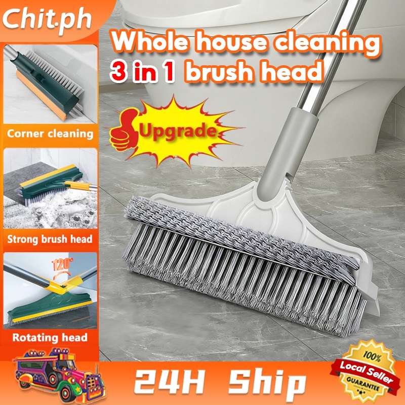 CHIT Multifuncion Cleaning Scraper Brush Bathroom Kitchen Floor Scrub ...