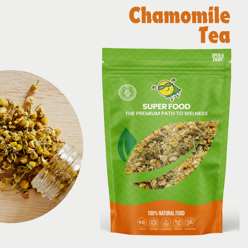Dried Chamomile Tea Flowers - Calming Herbal Tea for Relaxation & Sleep ...
