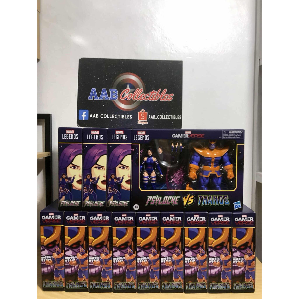 Marvel Legends Psylocke vs Thanos Gamerverse 2 Pack | Shopee Philippines