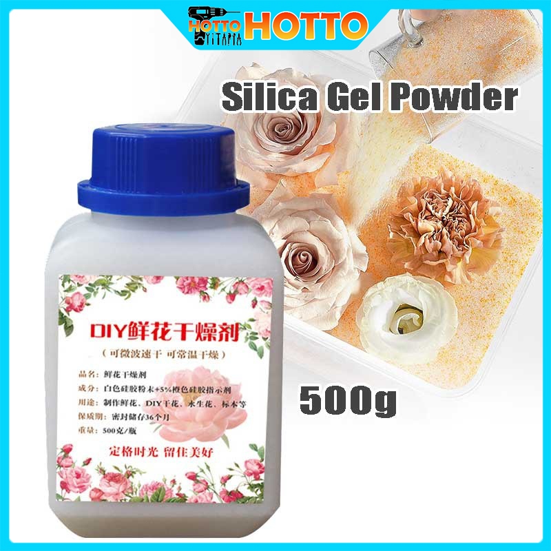 500g Flower Preservation Powder Silica Gel Flower Drying Kit Fresh ...