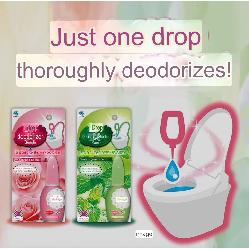 KOBAYASHI One Drop Toilet Deodorizer Floral Scent 20ml | Shopee Philippines