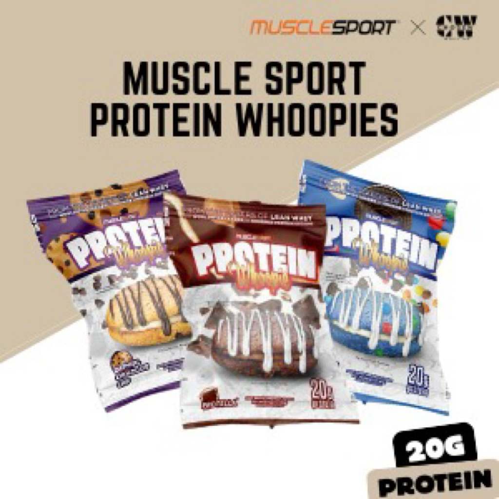 MUSCLESPORT PROTEIN WHOOPIES HIGH PROTEIN MEAL REPLACEMENT | Shopee ...
