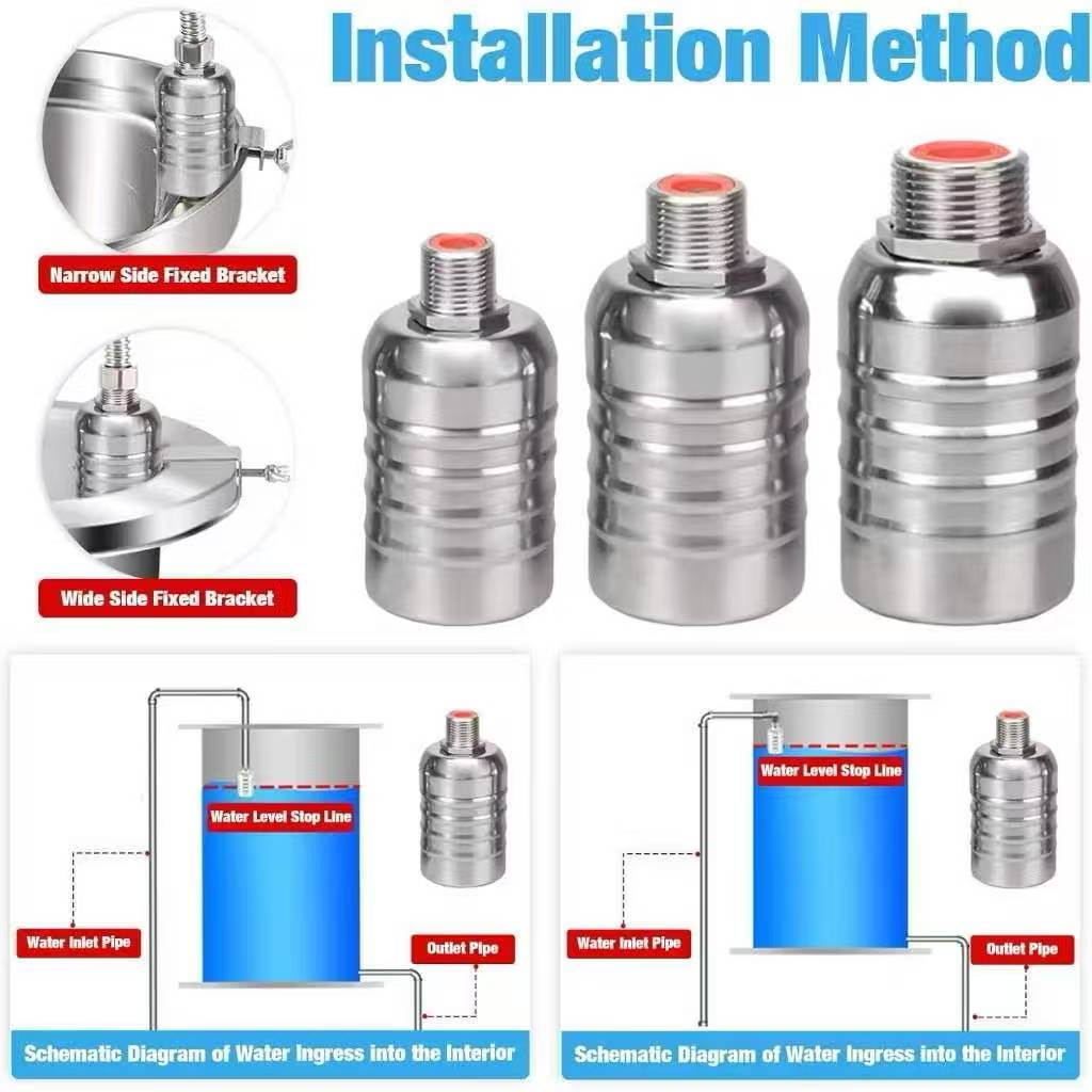 304 Stainless Steel Float Valve Automatic Water Level Control Valve ...