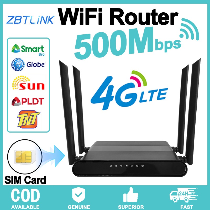 ZBTlink 4G WIFI Router 500Mbps Multi-Mode Wireless Wi-Fi Router ...