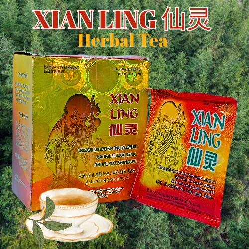 Original Xian Ling Herbal Powder Tea 10 Sachets | Shopee Philippines