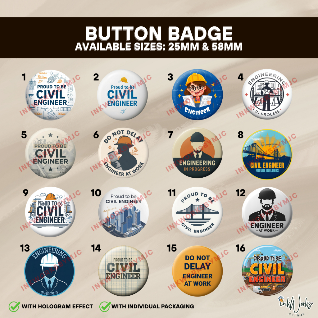 PART 1 - BUTTON PIN | BUTTON BADGE | MIRROR KEYCHAIN | ENGINEERING ...