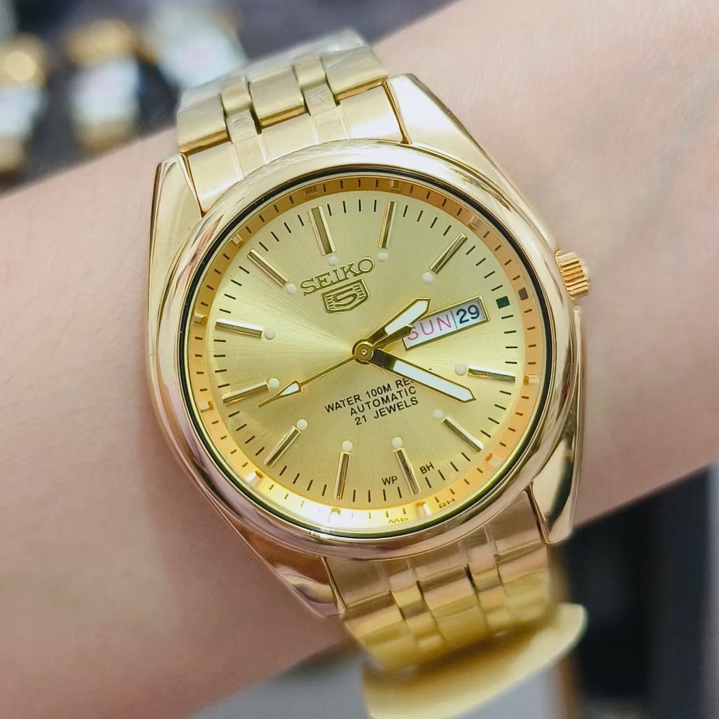 S135 Seiko Men's Watch Automatic Hand Movement Stainless Steel - Main Image