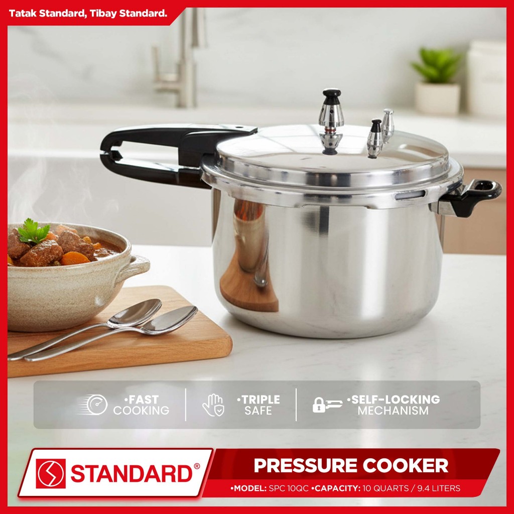 STANDARD Pressure Cooker 10 Quarts Liters) SPC 10QC