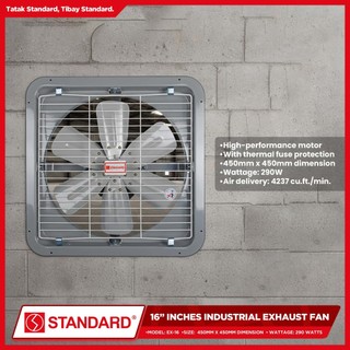 Standard Exhaust Fan Industrial 16" & 24" Metal Blade | Shopee Philippines