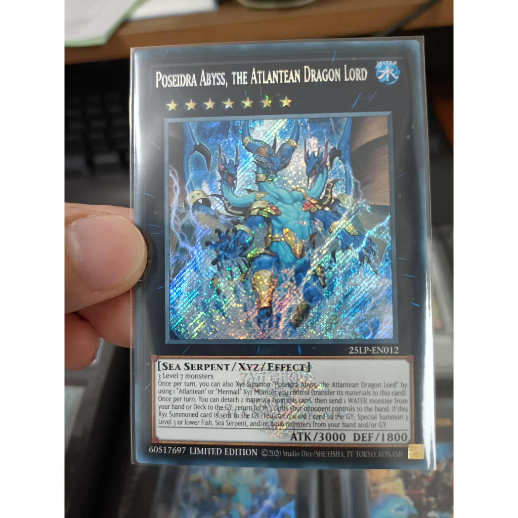 Poseidra Abyss, the Atlantean Dragon Lord | 25LP-EN012 | Emblazoned ...