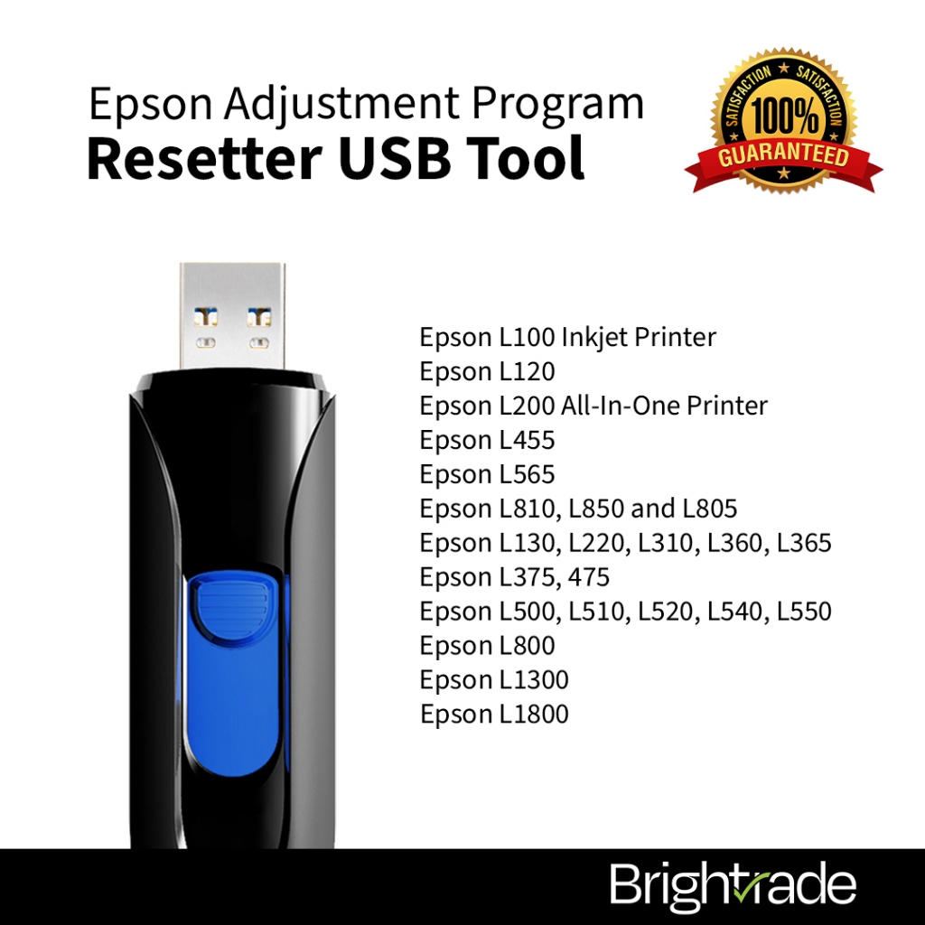 Epson Resetter USB Tool L120 L130 L220 L310 L360 L365 L800 L1300 L1800 ...