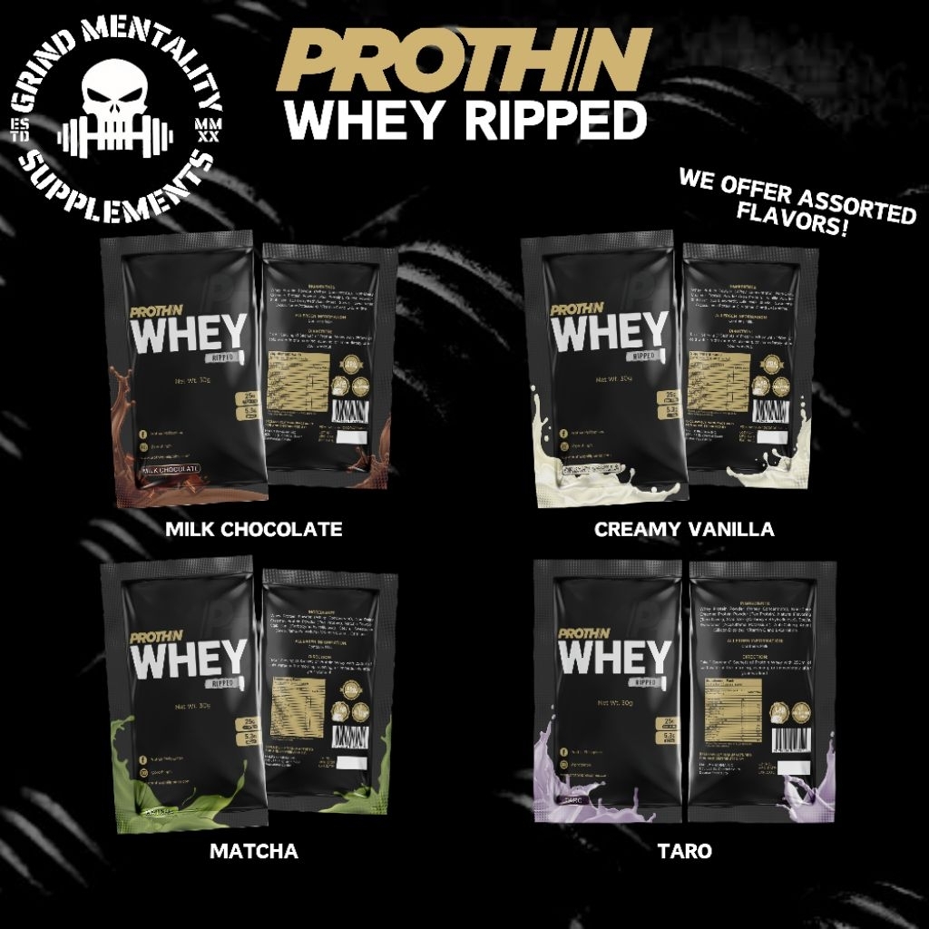 PROTHIN WHEY RIPPED PER SACHET | Shopee Philippines