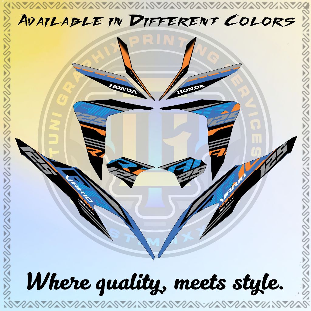 CLICK V2 VARIO MALAYSIAN VV12 DECALS PREMIUM LAMINATED STICKER | Shopee ...