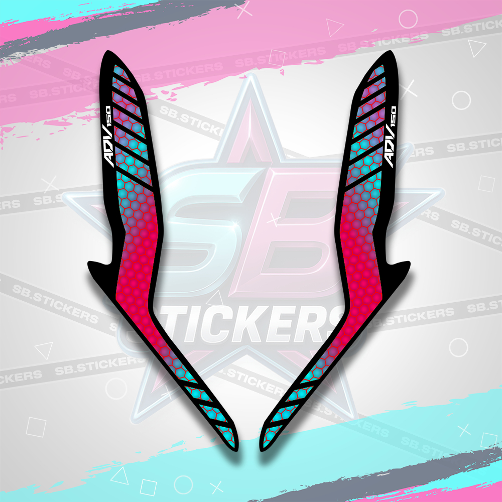 ADV 150 KILAY TINT V1 STICKER DECALS By SB 2.0 (SOFIE LAMINATED ...