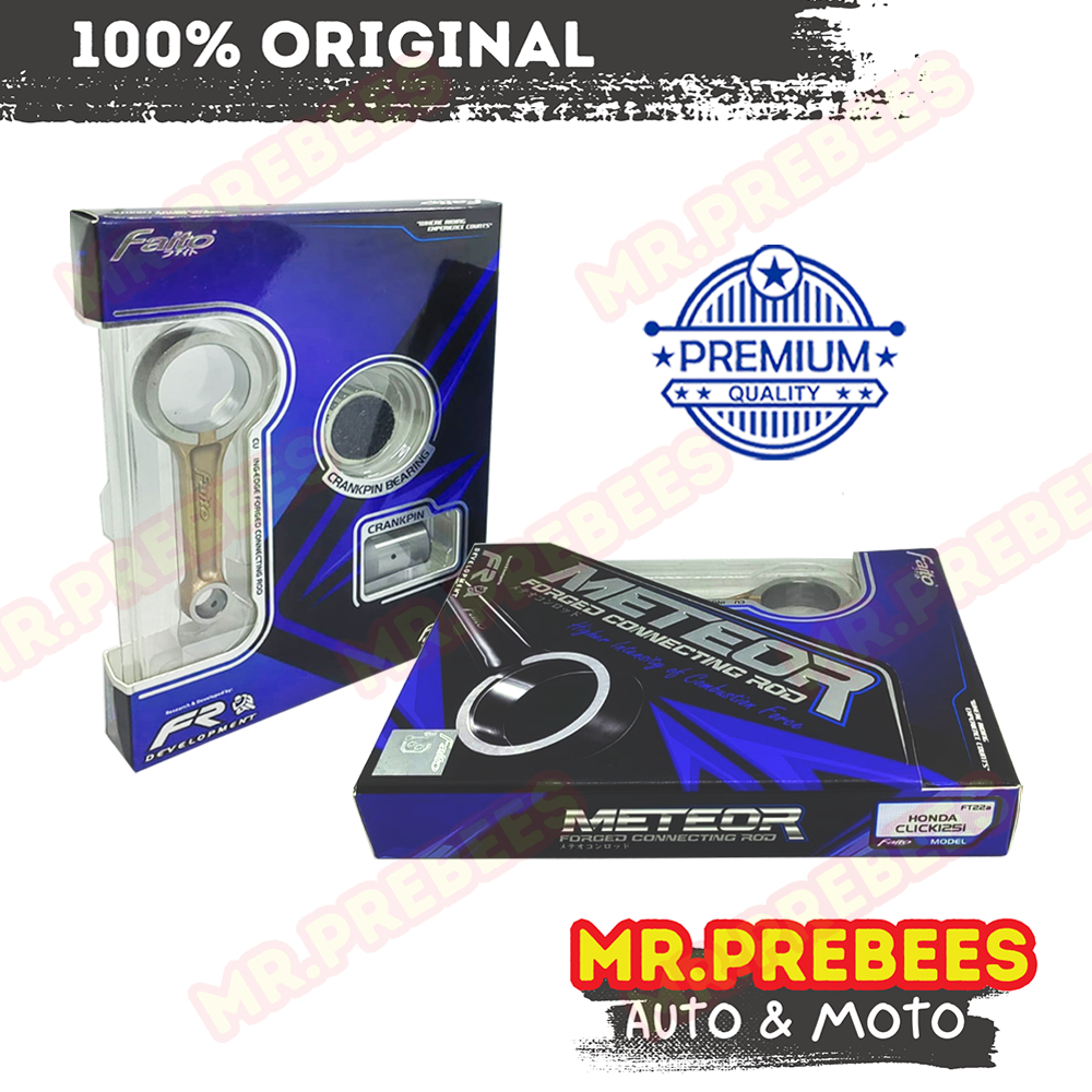 FAITO Meteor Forged Connecting Rod - CLICK 125 V1/ V2/ V3 (06381-KVB ...
