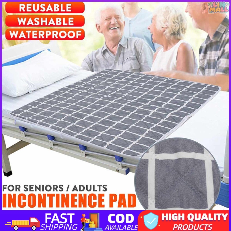 Washable Diaper Pad Thick Elderly Urine Mat Reusable Pad Waterproof ...